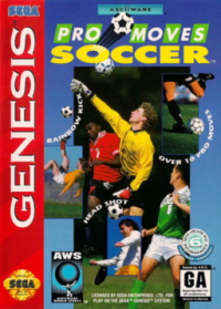 Pro Moves Soccer Sega Genesis  box art
